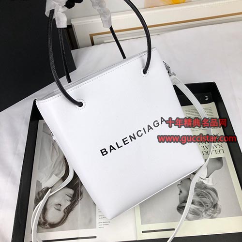 巴黎世家Mini紙袋包小購物袋BALEnCIAG迷你方形購物包